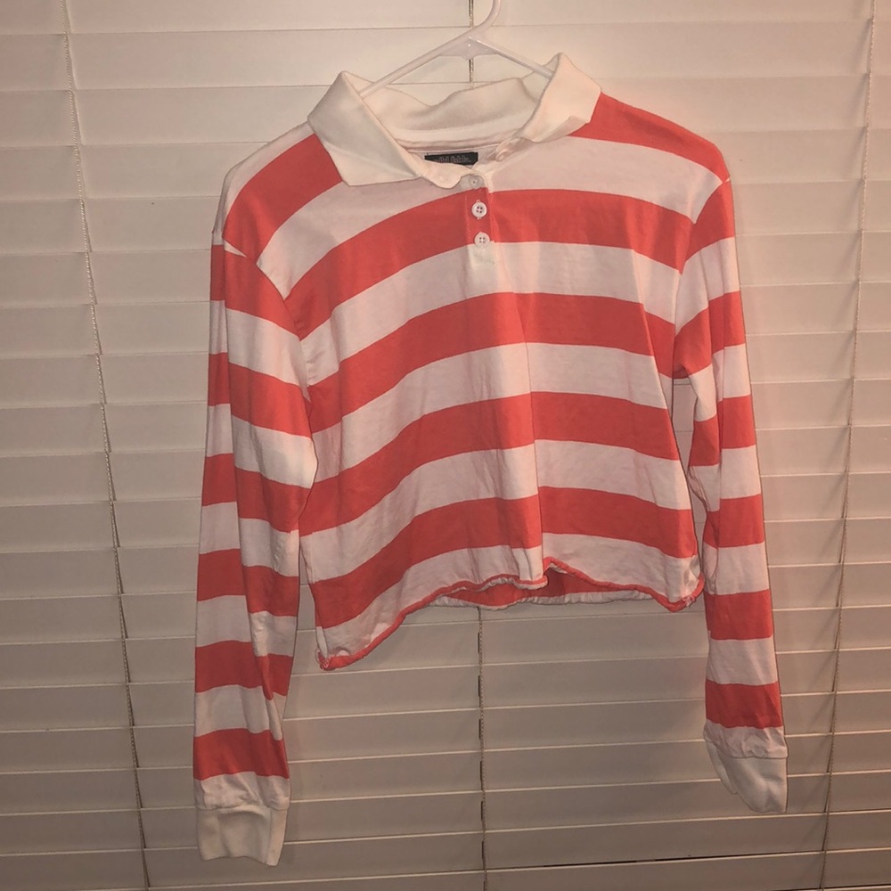 Striped crop top